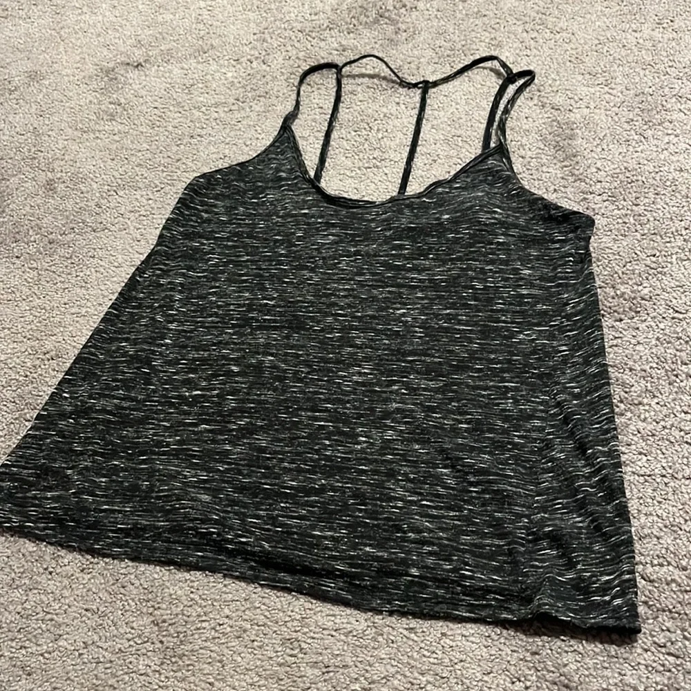 ALO yoga gray caged back tank